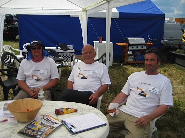 Juha Sade, Jukka Tamminen and Rob McNinch on the Euro Plant Finder stand at the OKRA Exhibition, 2012